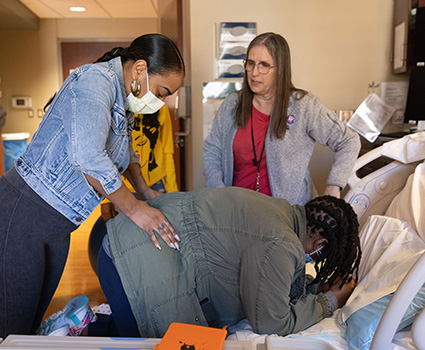Women training as doulas at UNMC/Nebraska Medical Center