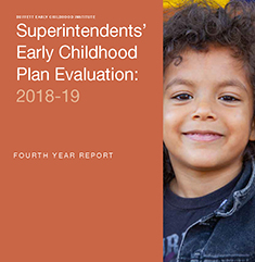 News Release on 2018-19 Superintendents' Early Childhood Plan Evaluation 