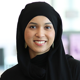 Afrah Rasheed, graduate assistant