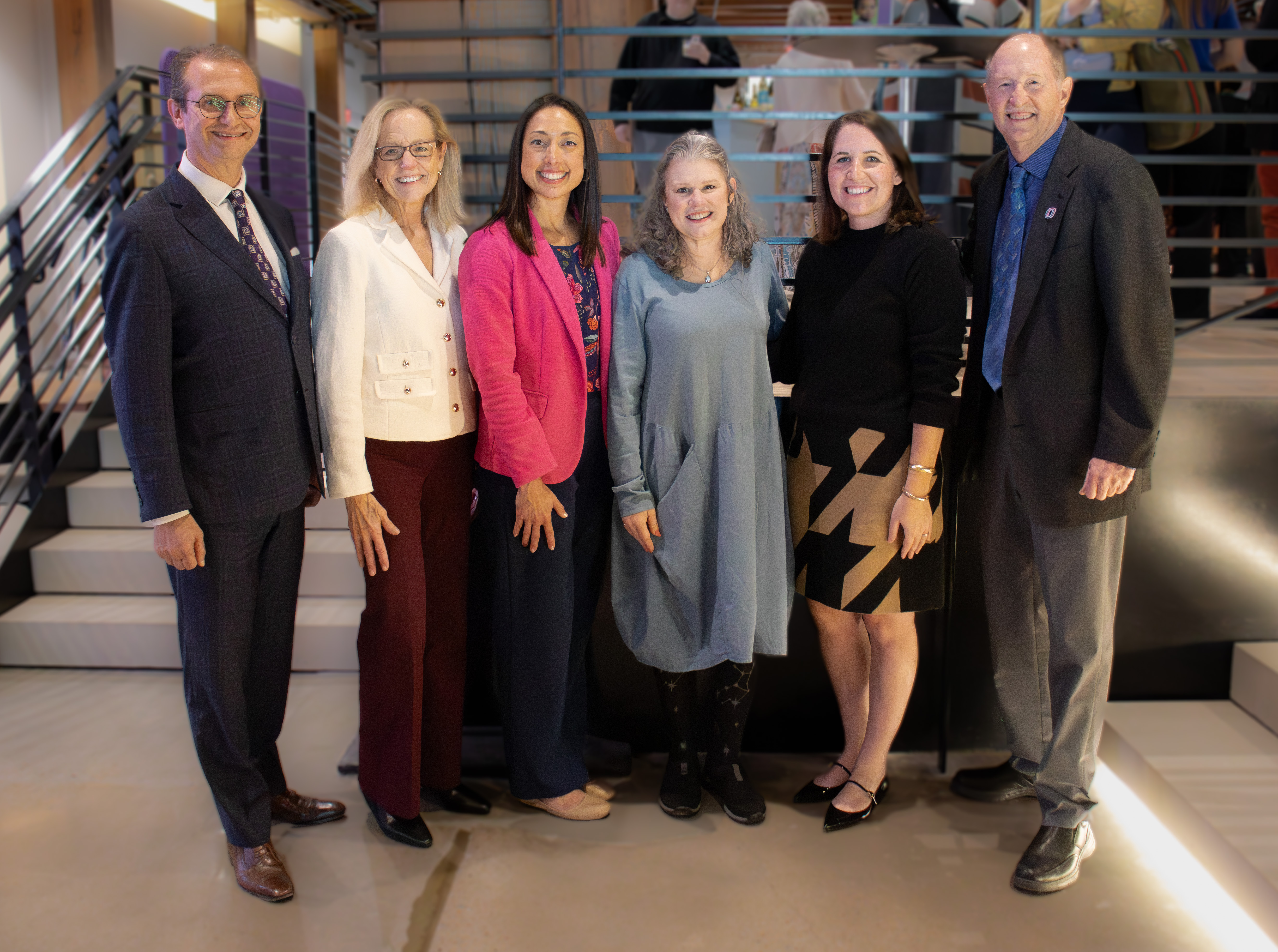 From left: Walter Gilliam and Renee Wessels, Buffett Early Childhood Institute; Kelly Gomez-Johnson, University of Nebraska at Omaha; Debora Wisneski, UNO; Ally Freeman, Buffett Institute; and Neal Grandgenett, UNO
