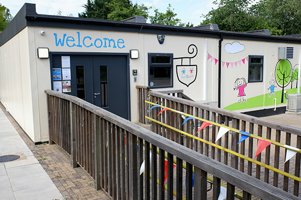 Photo of the exterior of a child care facility