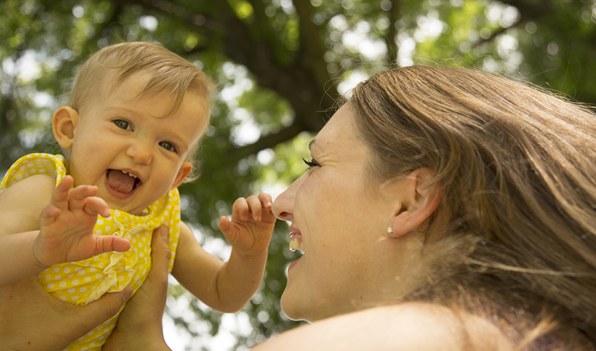 Woman with Toddler